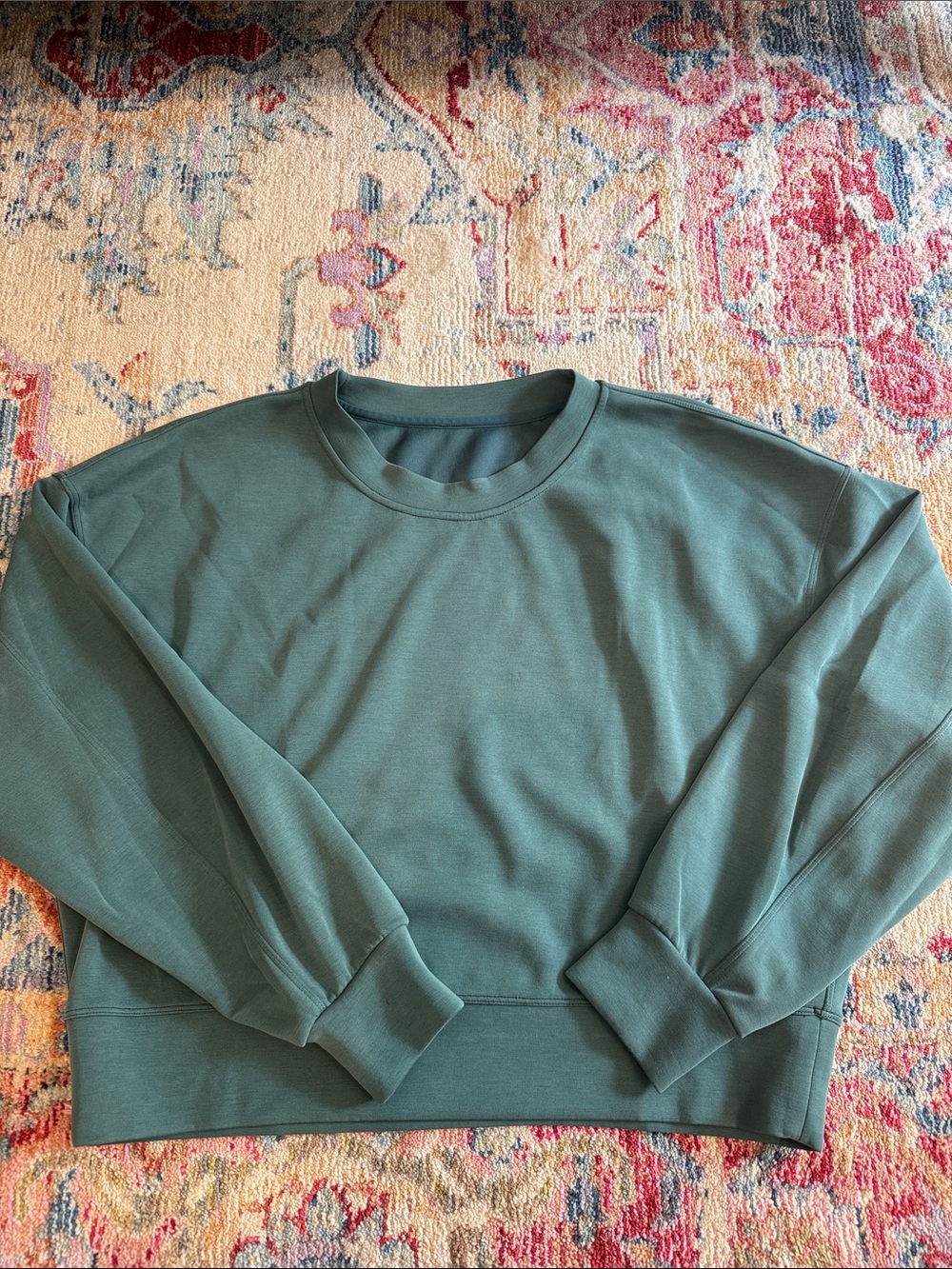 lululemon athletica Women's Crewneck Sweatshirt in Teal